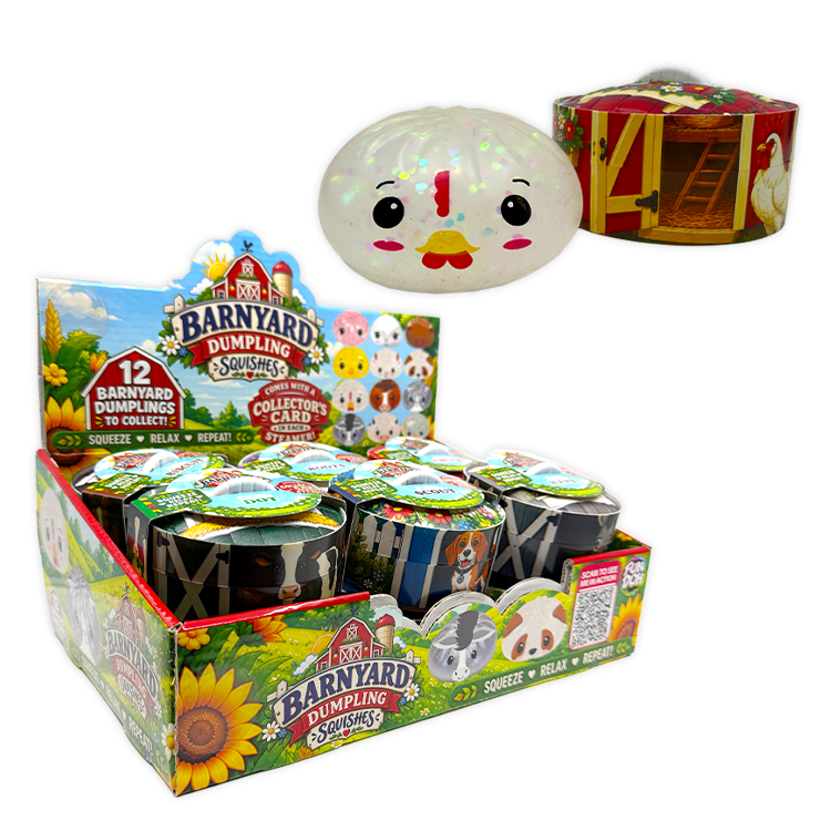 Fun Doh Farm Barnyard Squishy Dumpling Toy