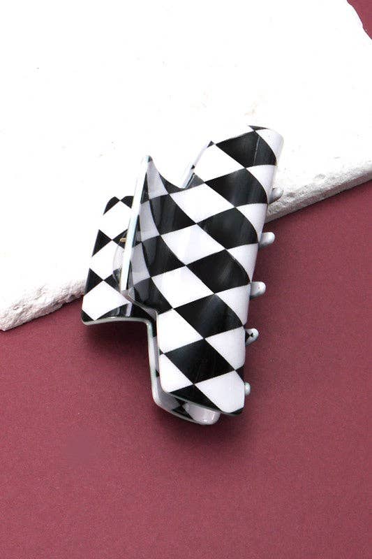 Hair Claw Clips French Retro Style Soft Grip Timeless Accessory