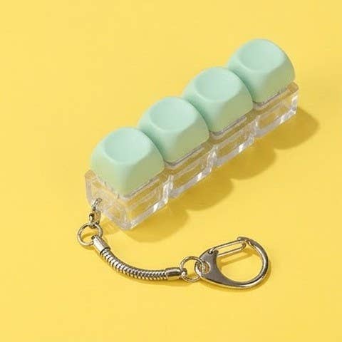 Keyboard Fidget Stress Relief Keychain | 40KC183 - The Sensory