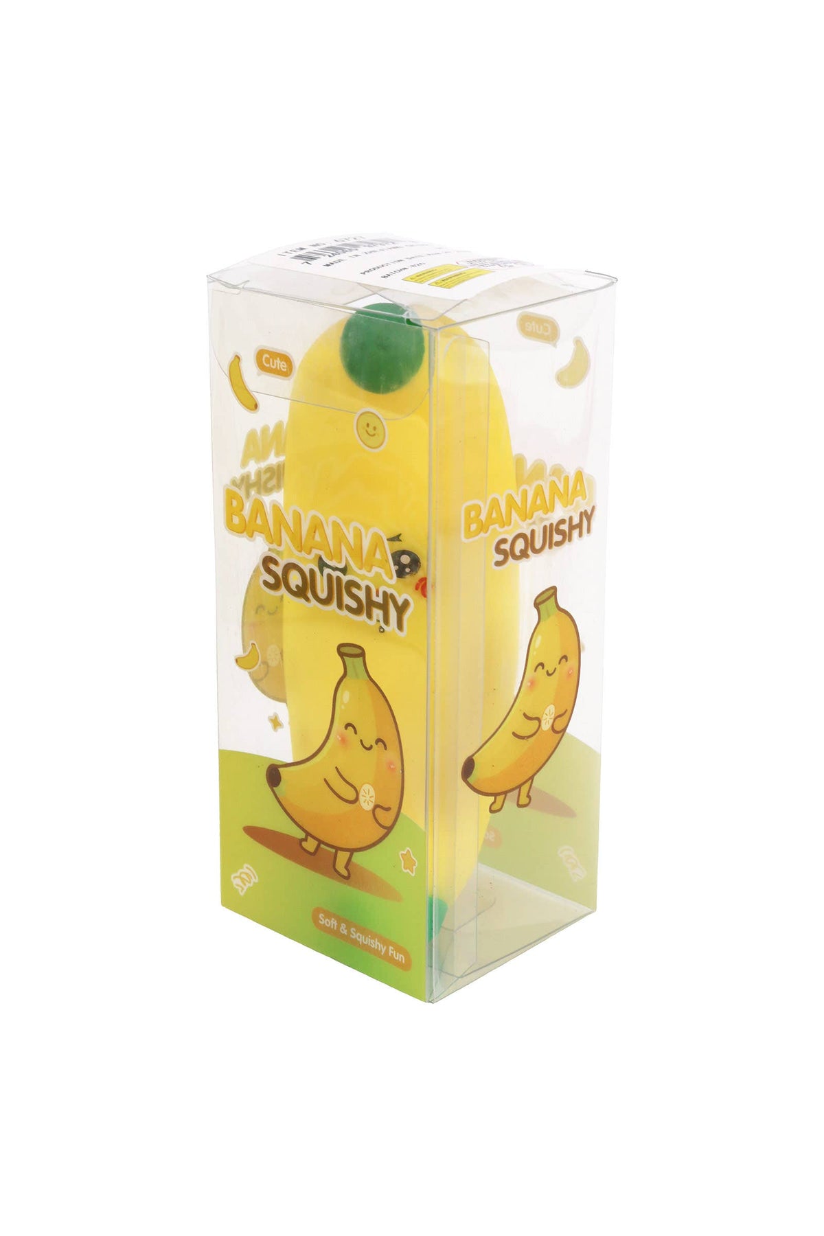 Silly Banana Crunchy Bead Slime Filled TPR Squishy Toy