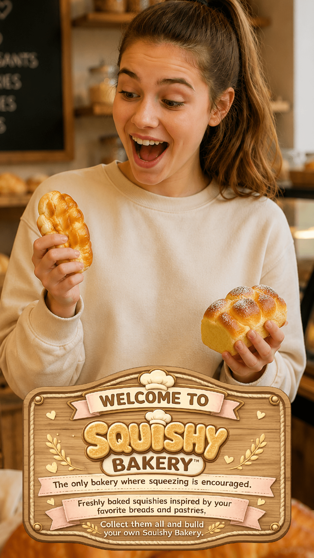 Fun Doh Bakery Slow Rise Squishy Bread Variety - 12/Display - The Sensory