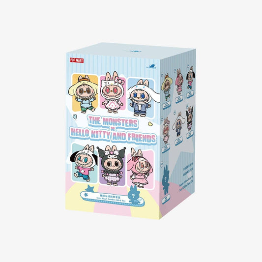 Labubu | THE MONSTERS × Hello Kitty and Friends Series-Vinyl Plush Pendant Blind Box | Authentic | Pop Mart - The Sensory