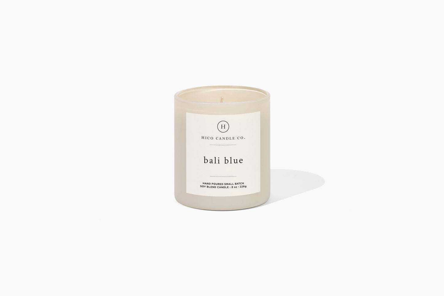 Candle Bali Blue Scented - Citrus Sea Floral, 8 Oz, Faith-Based Gift