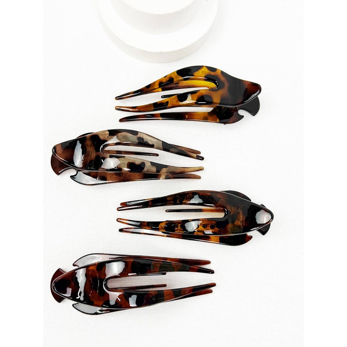 Hair Clip – Leopard Print Claw Barrettes For Thick And Thin Hair