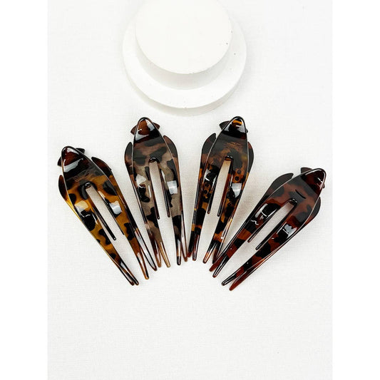 Hair Clip – Leopard Print Claw Barrettes For Thick And Thin Hair