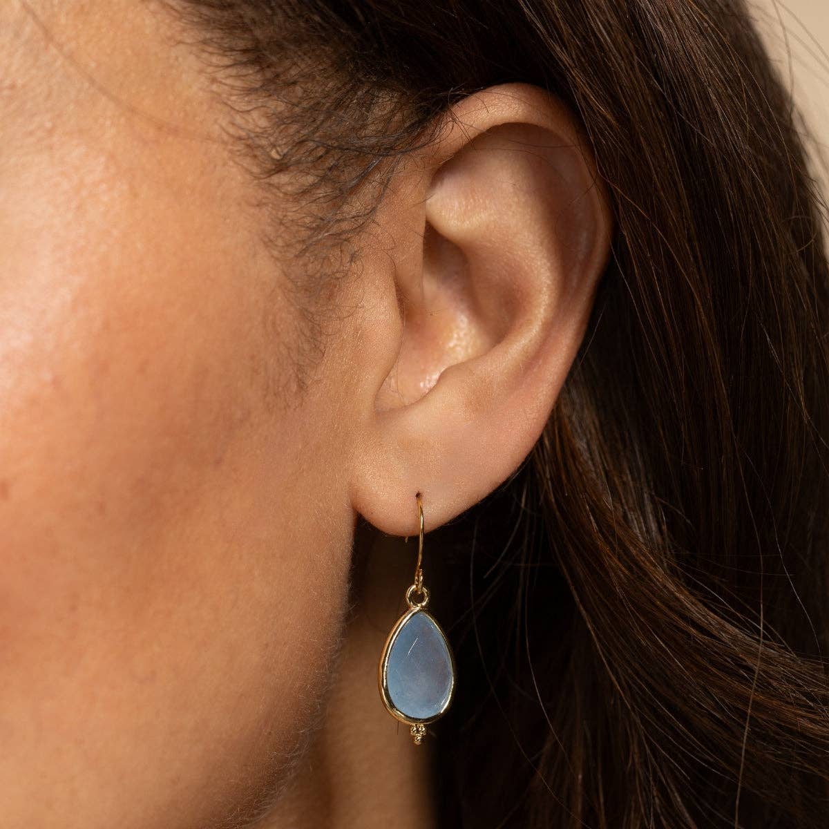 Teardrop Stone Earrings - The Sensory