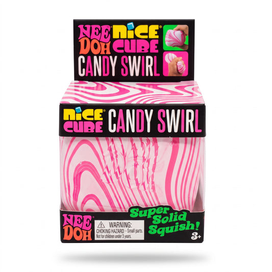Authentic NeeDoh Nice Cube Candy Swirl squishy - The Sensory