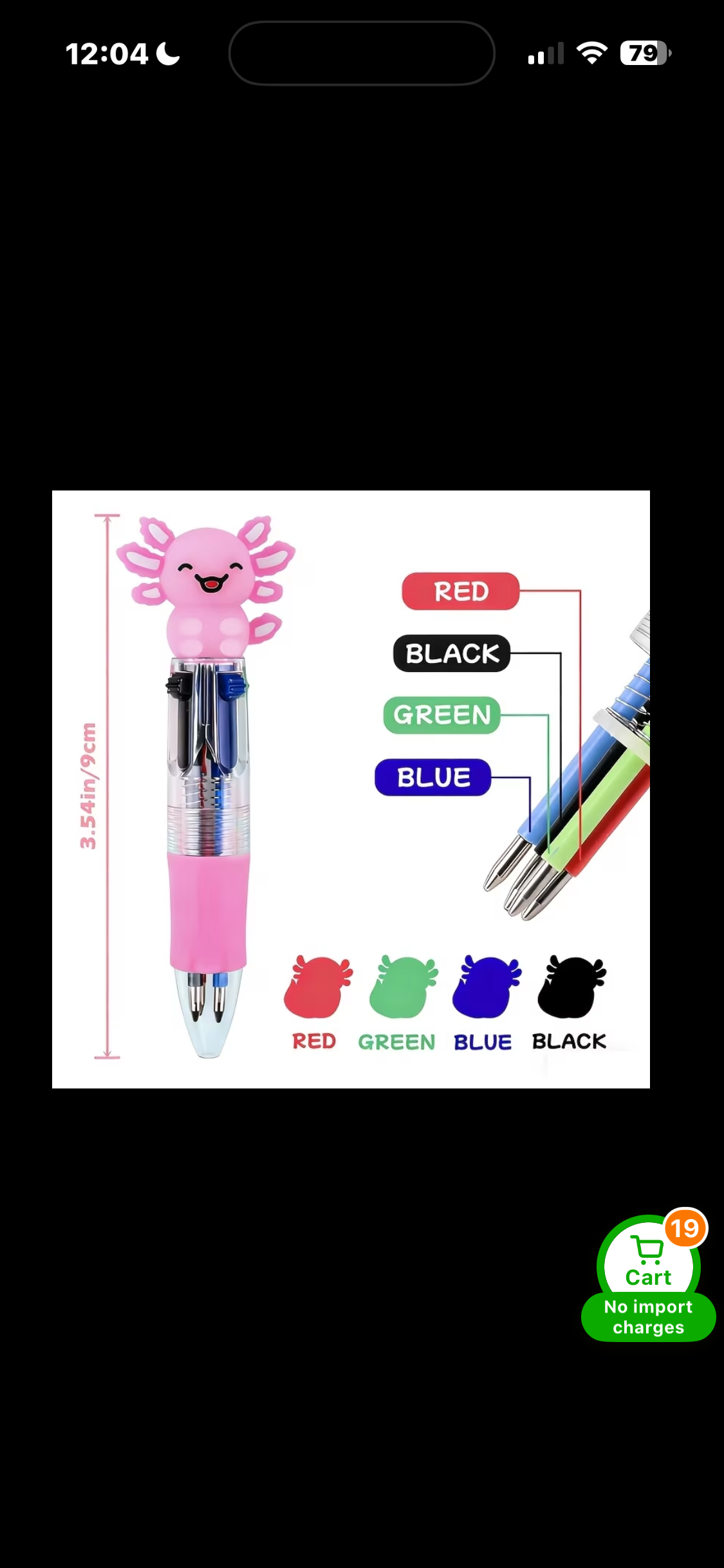 Axolotl Mini Pen | Four Ink Colors