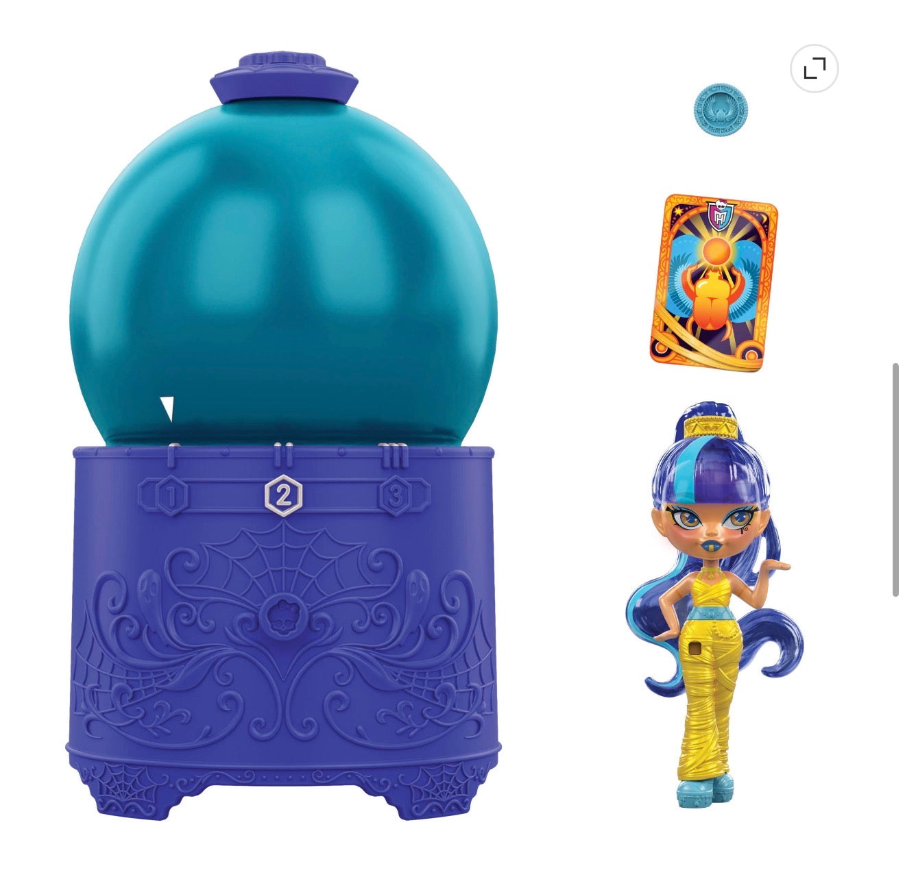 Monster High Potions | Crystal Ball Mini Dolls, Surprise 3-inch Character Figures