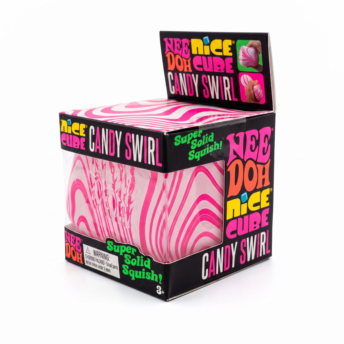 Authentic NeeDoh Nice Cube Candy Swirl squishy - The Sensory