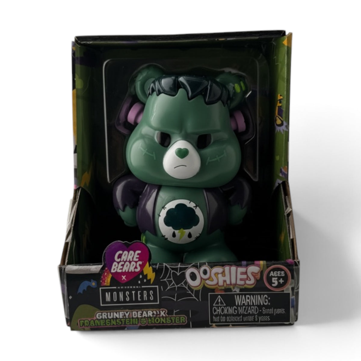 Care Bear x Universal Monsters Ooshies | Grumpy Bear x Frankenstein’s Monster