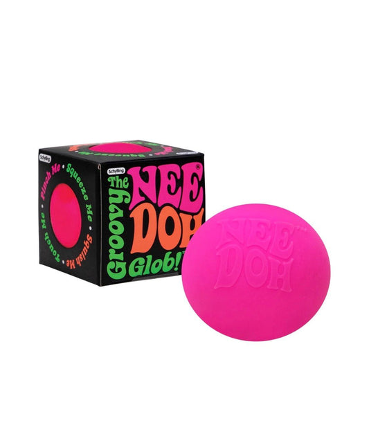 NeeDoh The Groovy Glob | Authentic | Orange - The Sensory