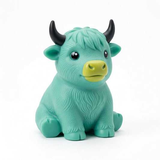 Crunchy Baby Highland Cow Squishy - The Sensory