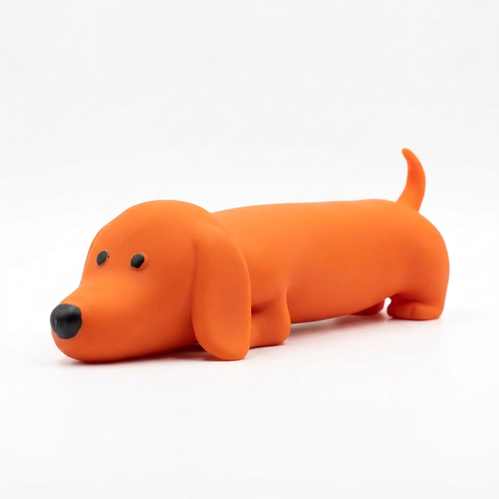 Keycraft Big Squij Sausage Dog Squishy
