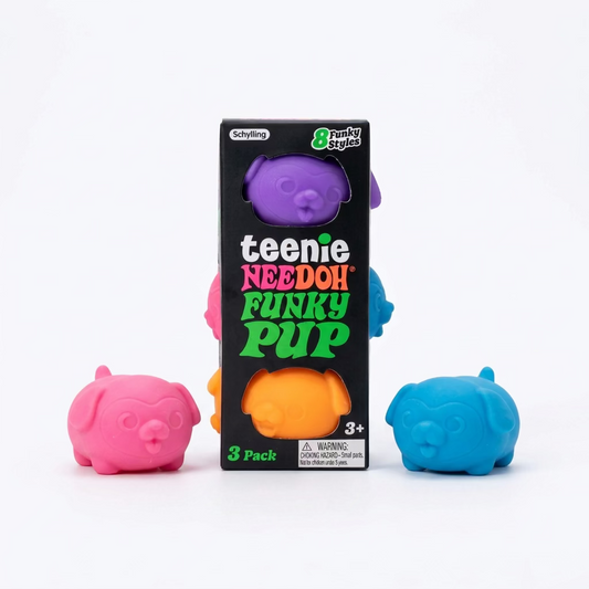 NeeDoh Teenie Funky Pup 3 Pack