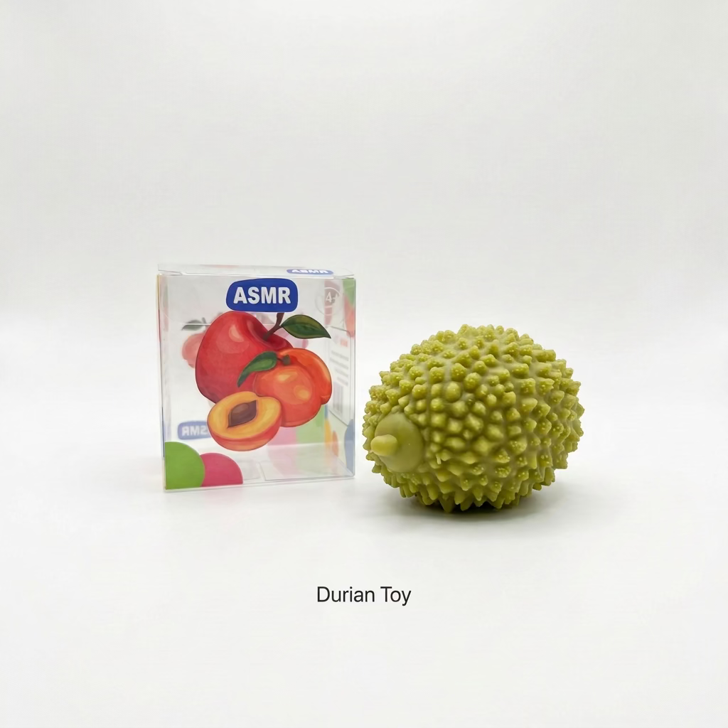 Crunchy Durian Squishy | ASMR Fruit Squeeze Toy