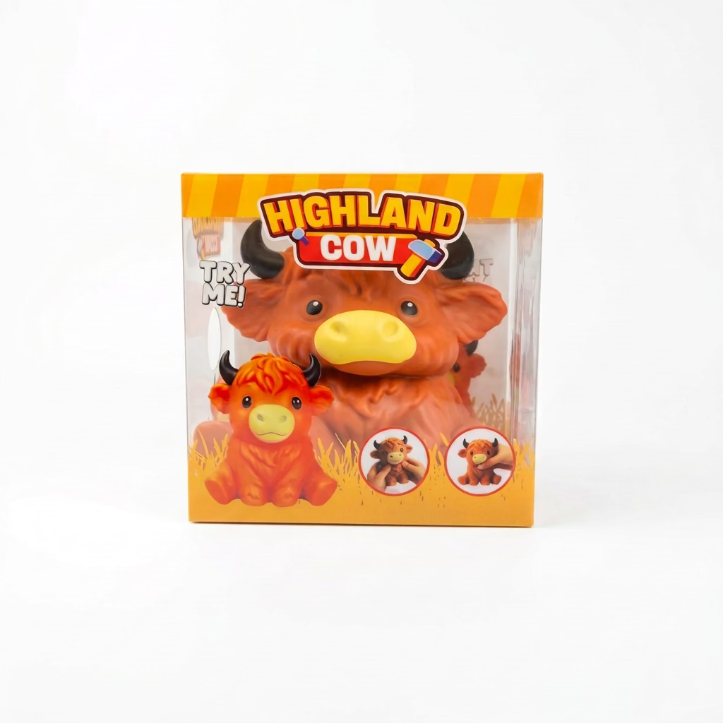 Jumbo Crunchy Highland Cow Squishy