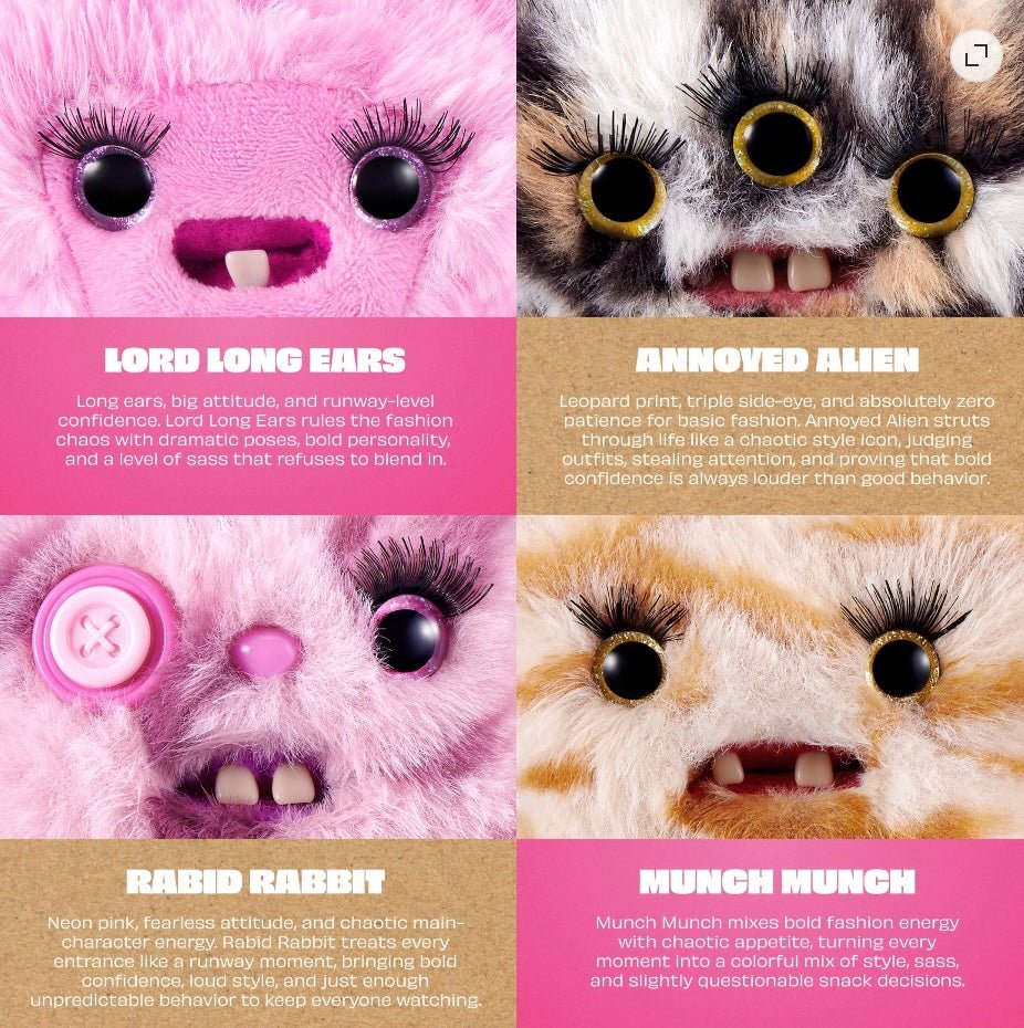 Fuggler Baby Baddies Blind Box | Plush Bag Charm - The Sensory