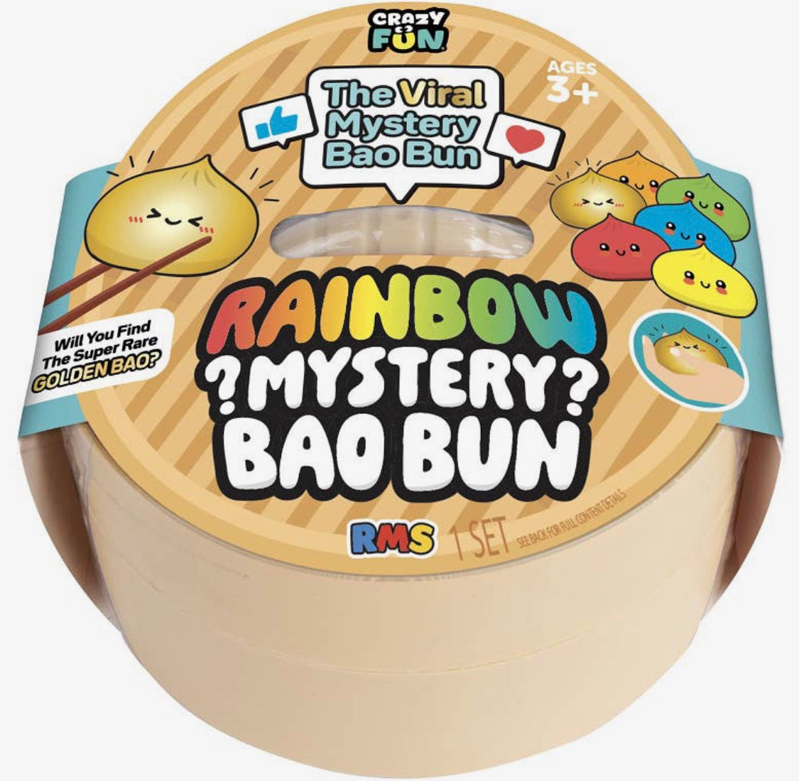 Rms® Crazy Fun™ Mystery Bao Bun - Rare Rainbow
Chase