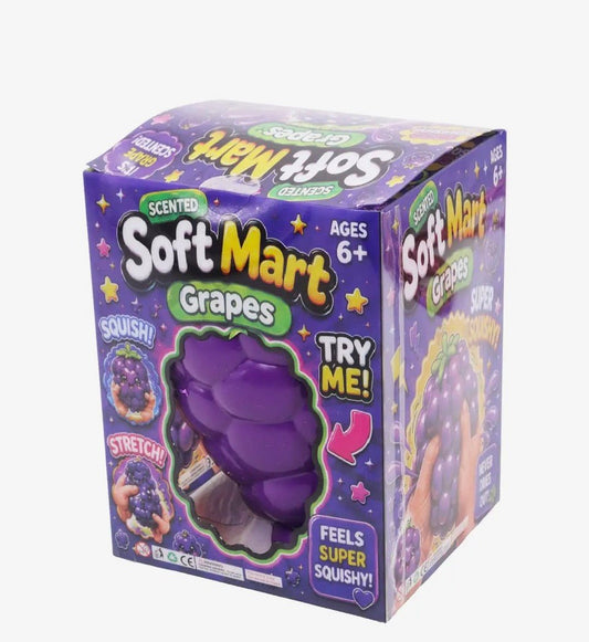 Soft Mart Scented Jumbo Grape Squishy - The Sensory