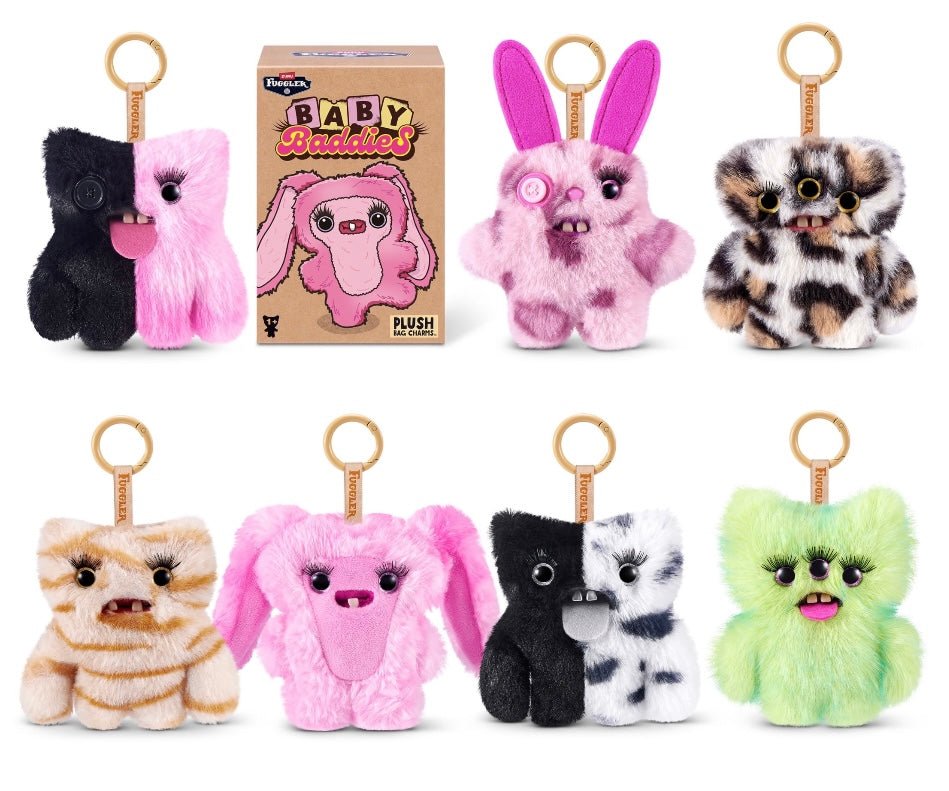 Fuggler Baby Baddies Blind Box | Plush Bag Charm - The Sensory