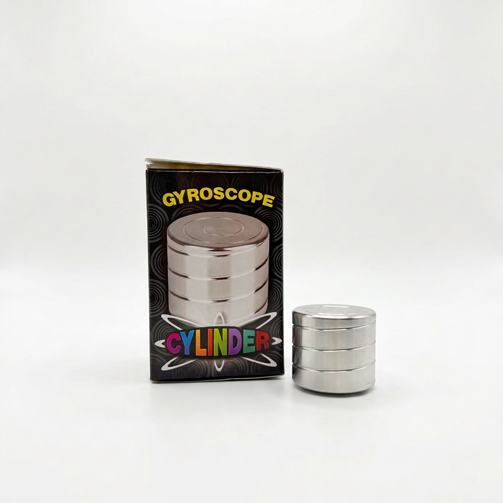 The Red Balloon Gyroscope Cylinder | Spinning Science Fidget