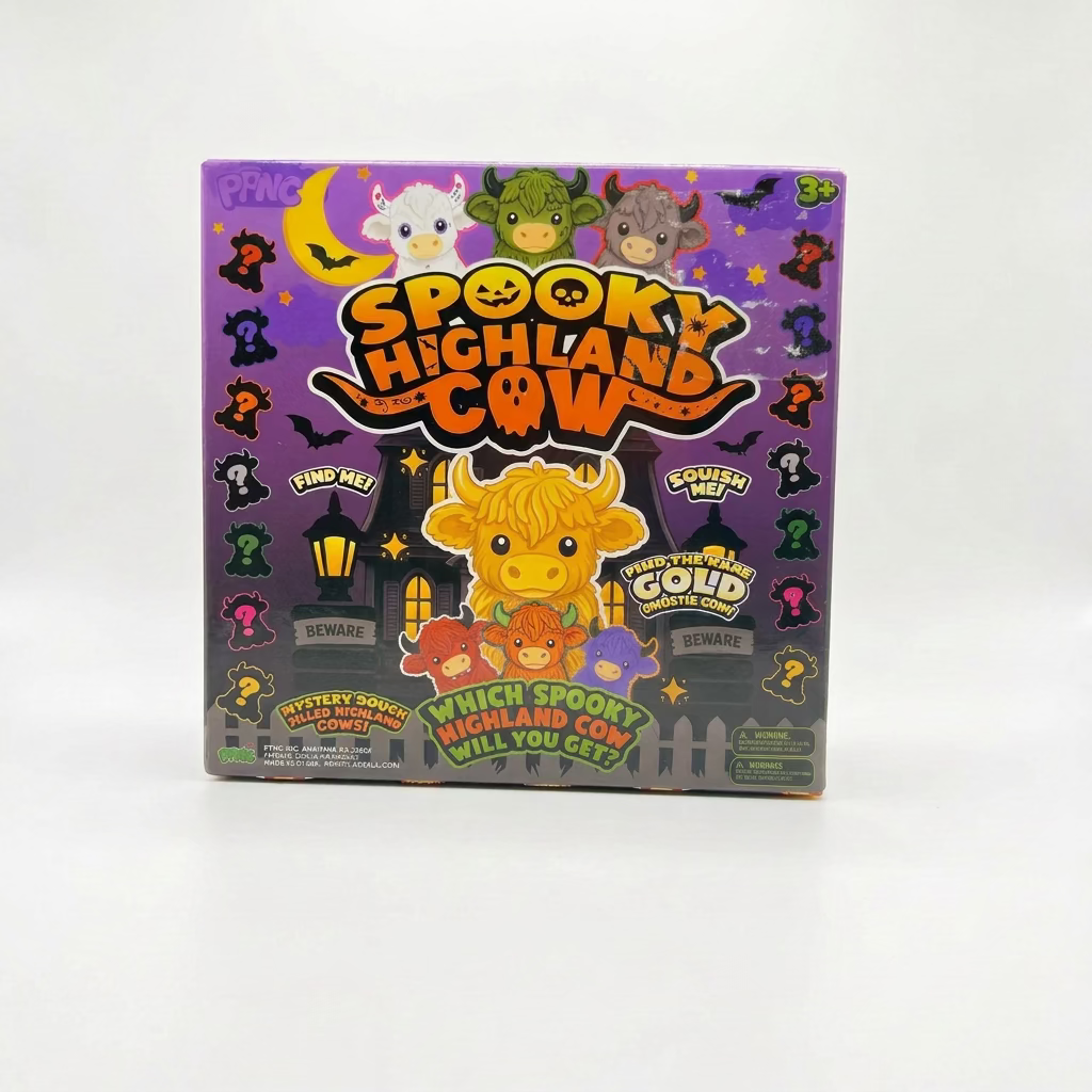 Spooky Highland Cow Squishy