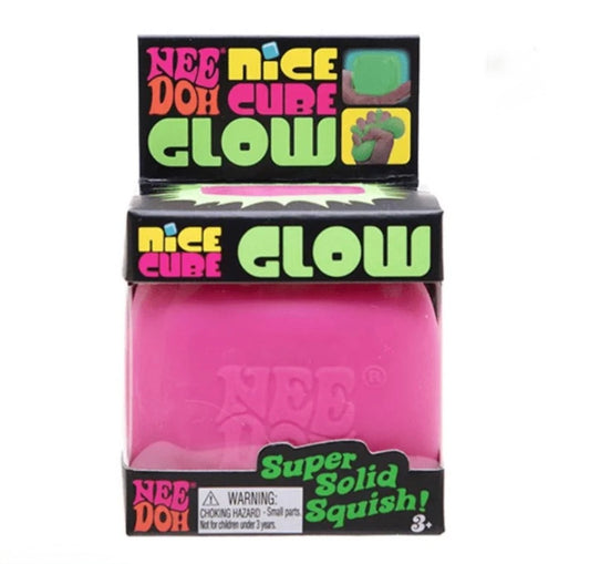 Nee Doh Nice Glow Cube |  Authentic | Assorted Colors