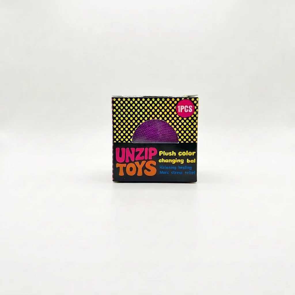 Unzip Toys Textured Vaseline Ball | Plush Color Changing Squishy