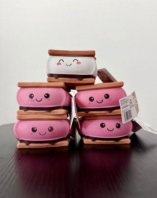 Keycraft Squeeze S'mores Squishy Toy - Strawberry - The Sensory