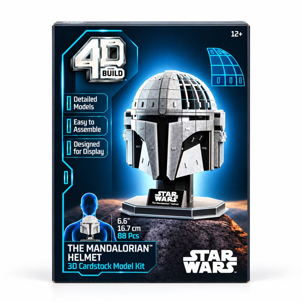 Star Wars 4 D Build - The Mandalorian Helmet