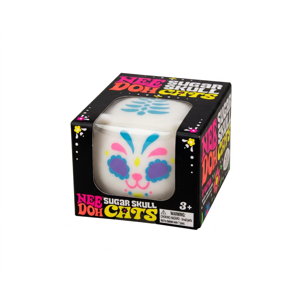 NeeDoh Sugar Skull Cats | Authentic