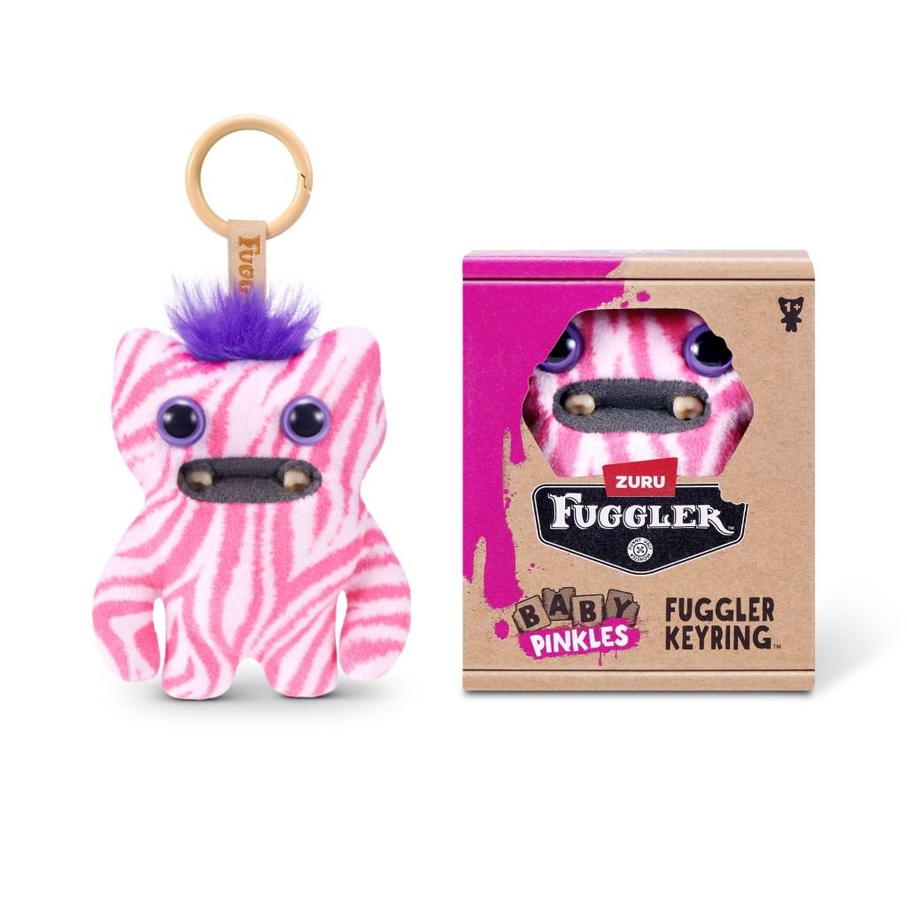 Fuggler Baby Pinkles Wide Eyed Weirdo | Fuggler Keyring - The Sensory
