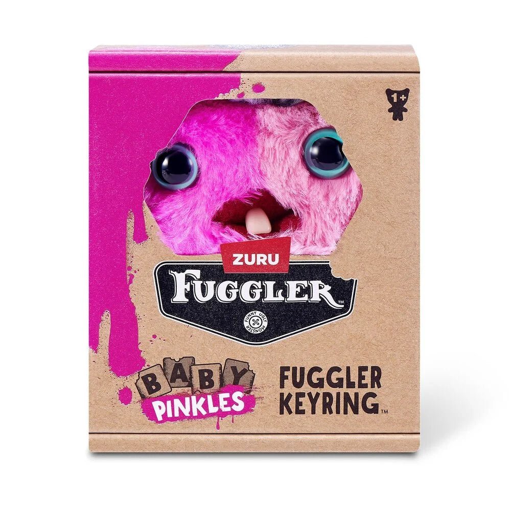 Fuggler Baby Pinkles Wide Eyed Screech | Fuggler Keyring - The Sensory