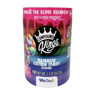 Rainbow Cotton Candy Scented Slime | Compound Kings