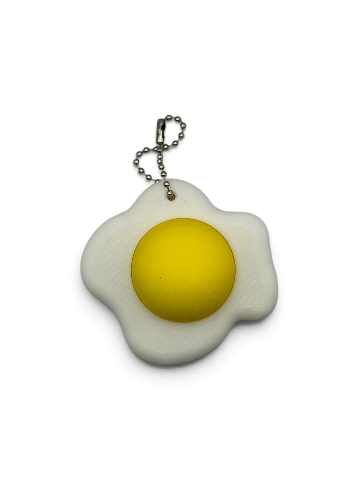 3D Egg Yolk Clicker Keychain | Fidget - The Sensory