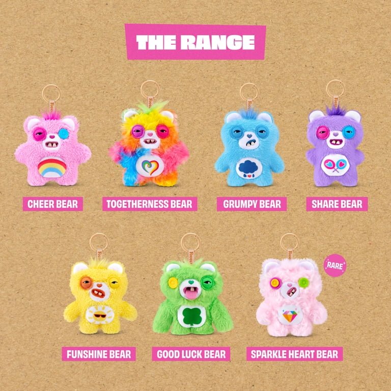 Fuggler Care Bears Blind Box 5.5 Inch Plush Bag Charm - The Sensory
