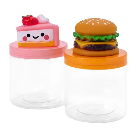 2pk Slime Containers Burger & Cake | Mad About Slime