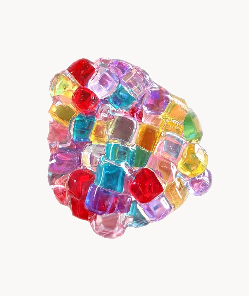 Bright Color Cube Crunchy Ball - The Sensory