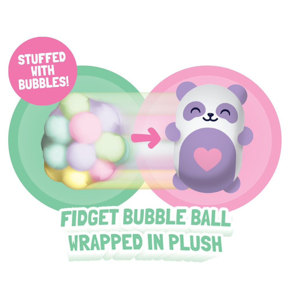 Bubble Stuffed Squishy Friends | Top Trendz | Plush Fidget Bubble Ball