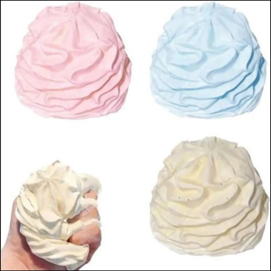 Crunchy Cream Puffs ASMR Crunch Squishy Stress Toy