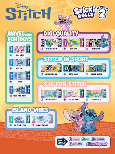 Season 2 Stitch Sticker Bracelet | Sticki Rolls