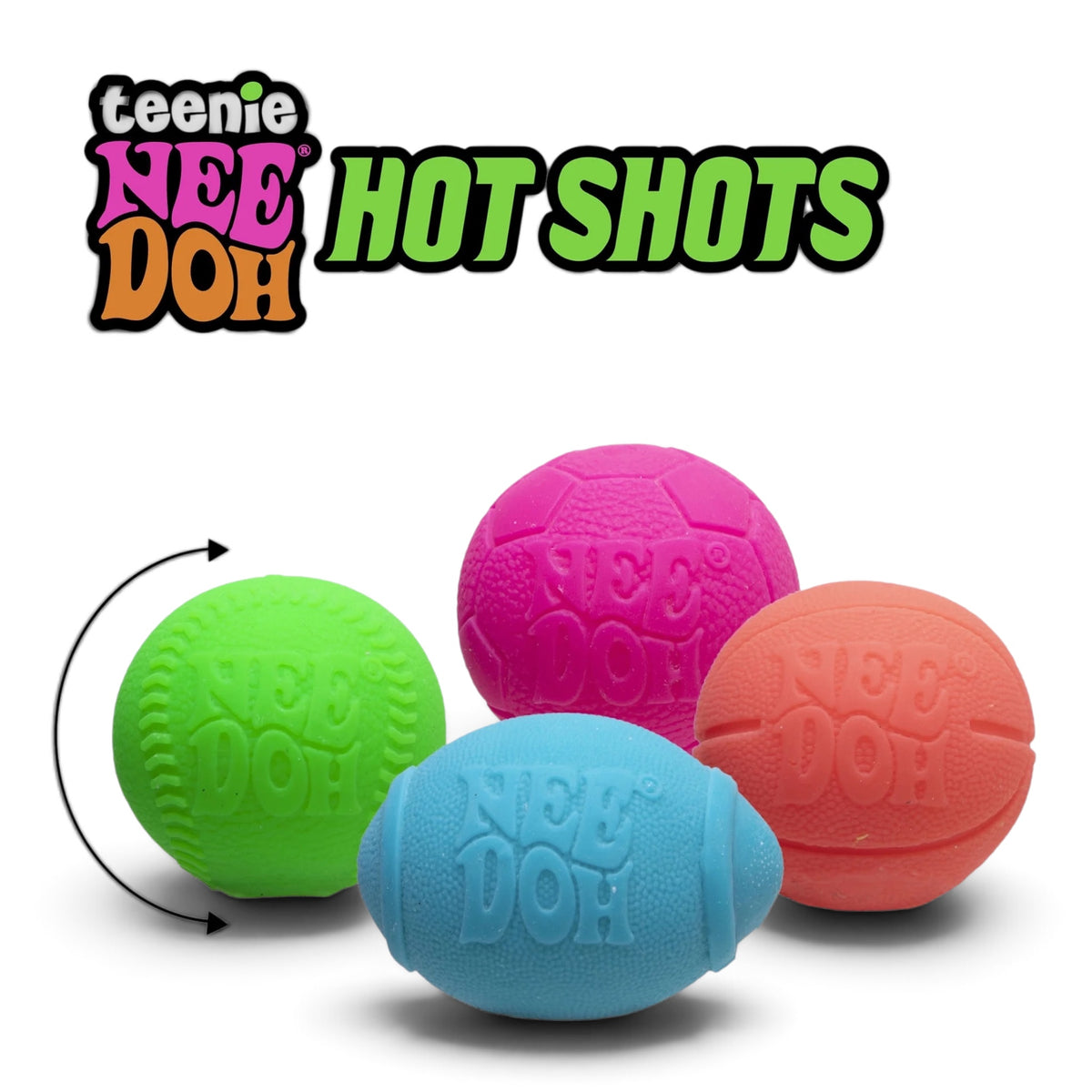 Needoh Hot Shots 4-Pack | Authentic