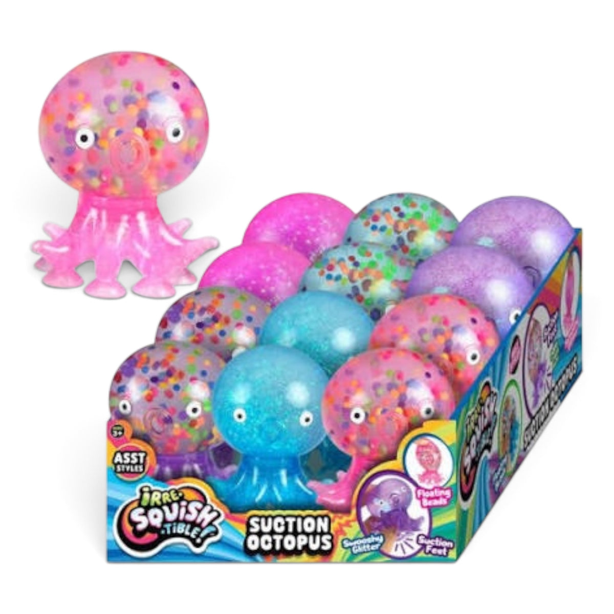 Irre-Squish-Tible! Suction Octopus