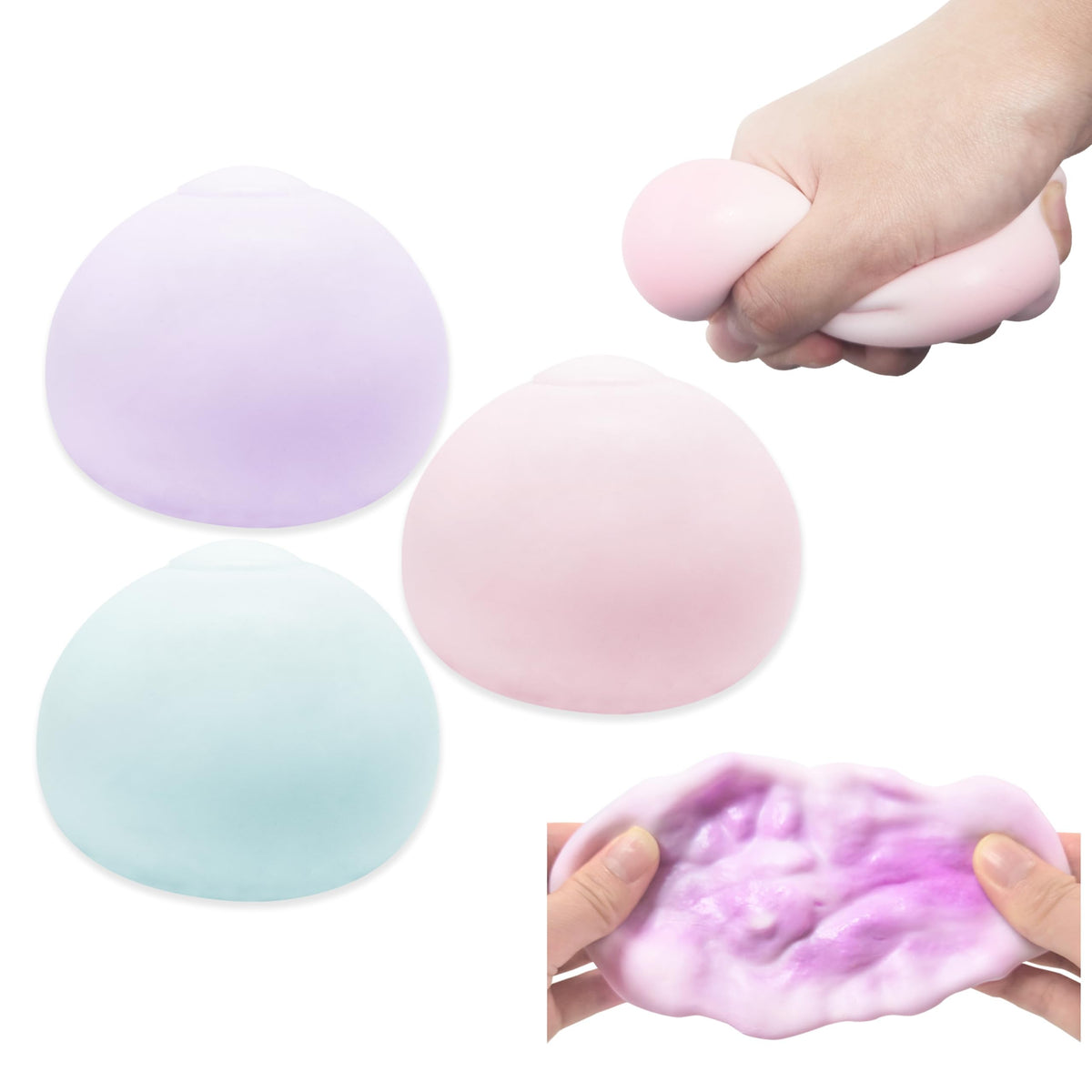 Pastel Sand Squish Ball - The Sensory