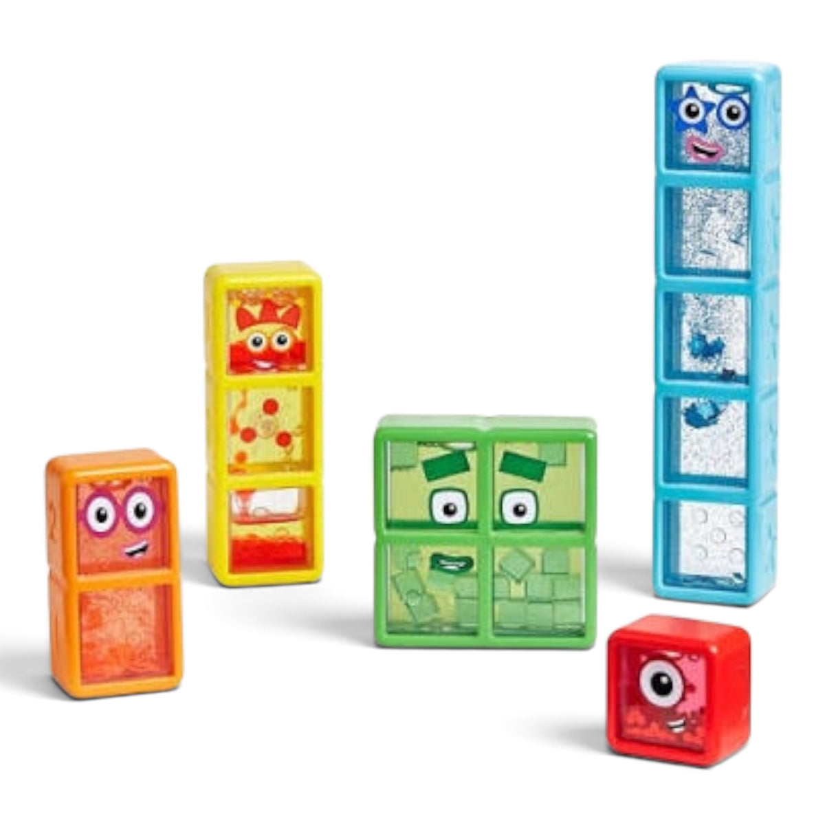 Number Blocks One to Five Sensory Bottles - The Sensory
