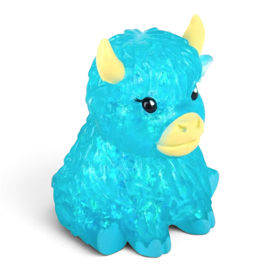 Sugah-Mals Highland Cow Glitter Squishy - The Sensory