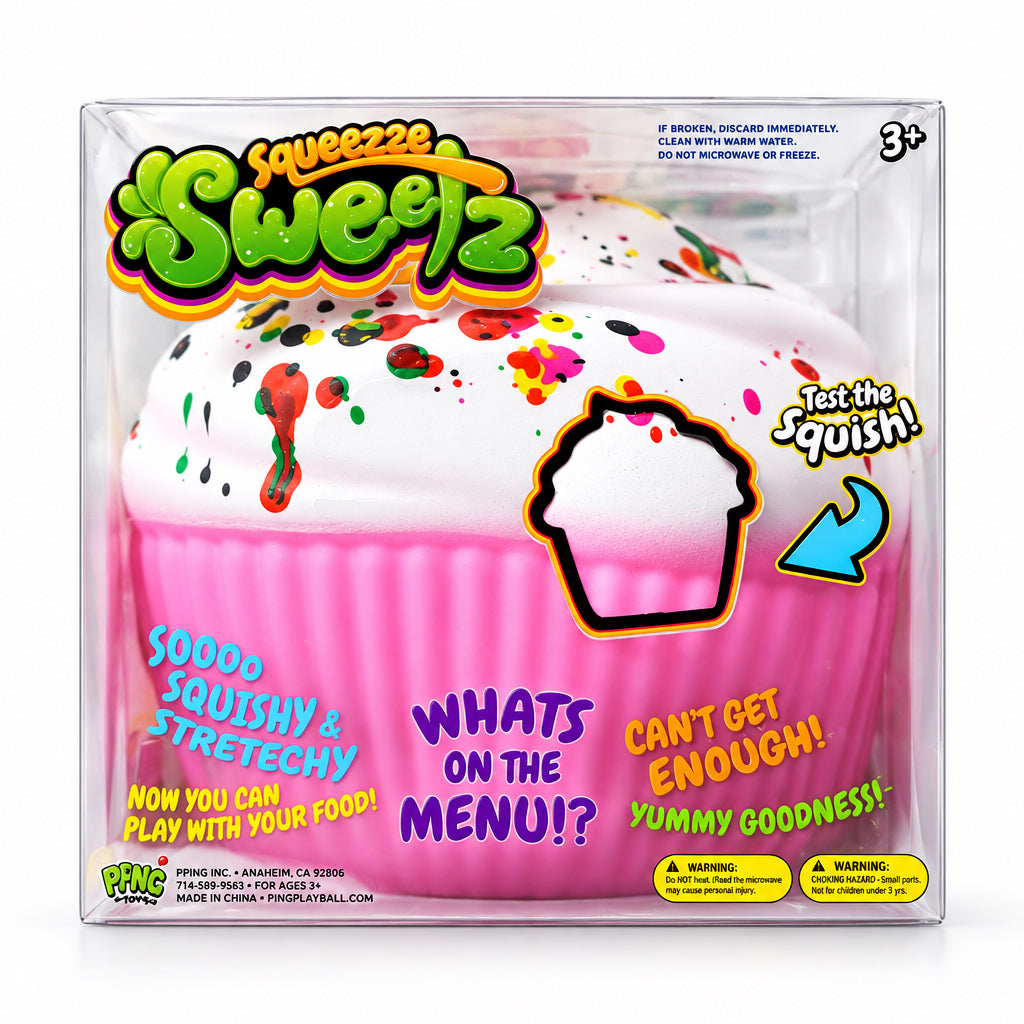 Squeezee Sweetz Jumbo Squishy Cupcake