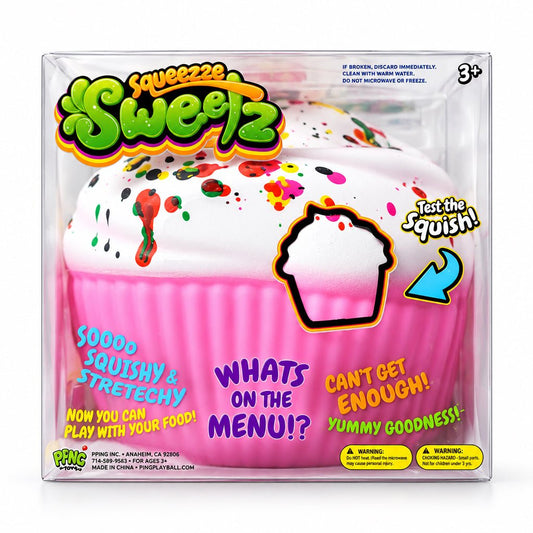 Squeezee Sweetz Jumbo Squishy Cupcake - The Sensory