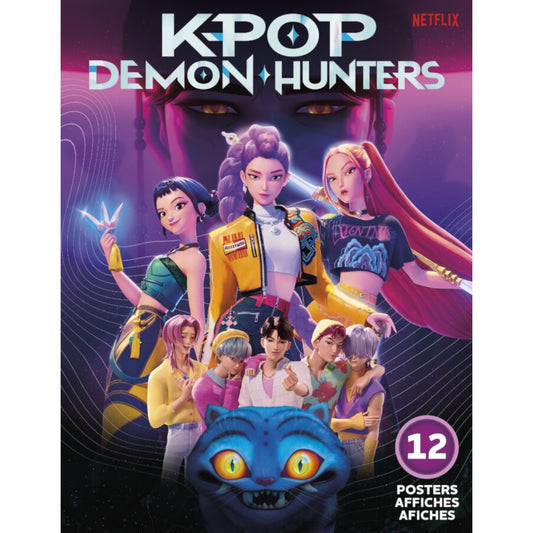 K-Pop Demon Hunters Poster Book | 12 Posters - The Sensory